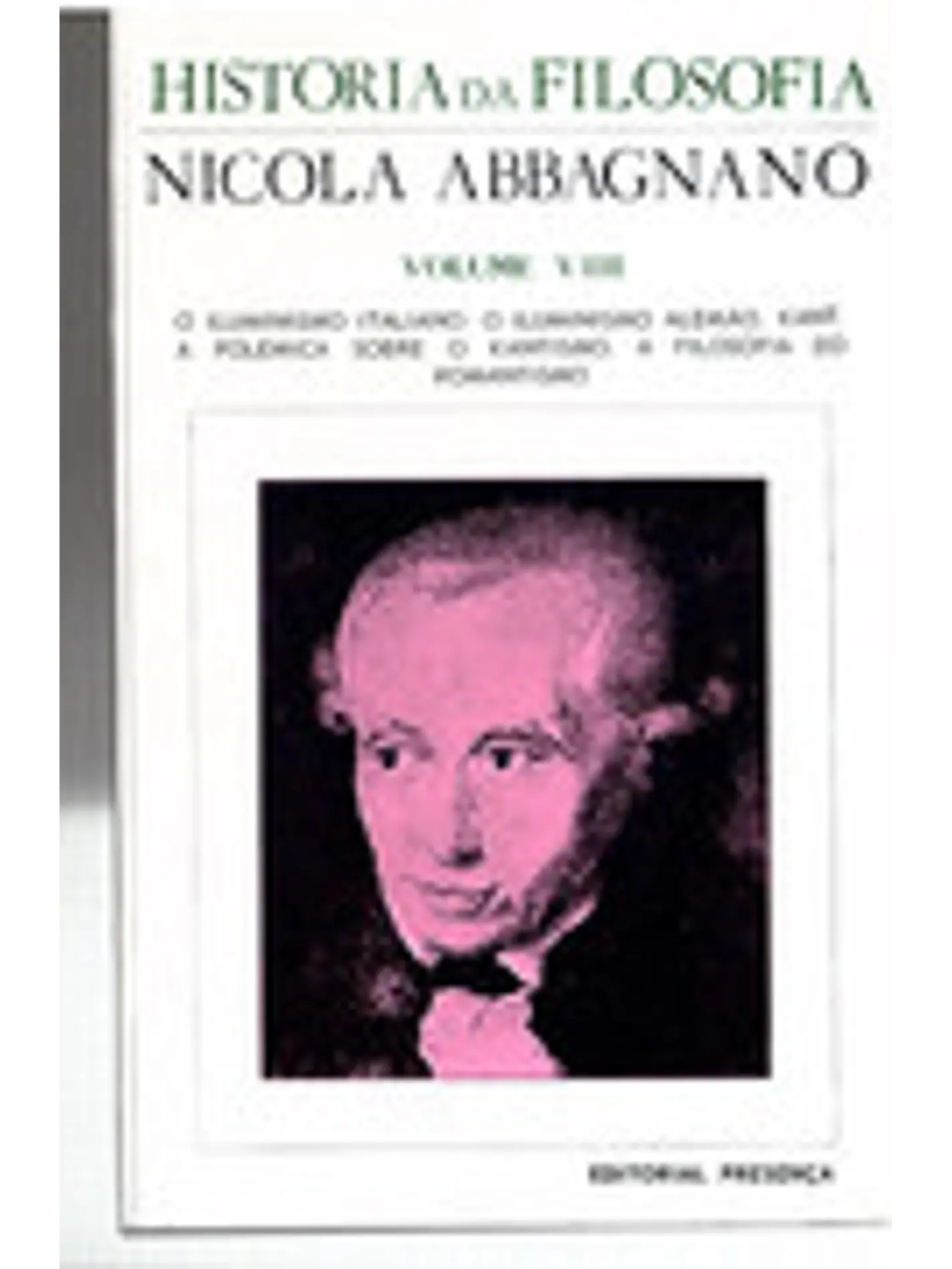 História da filosofia volume 8 1