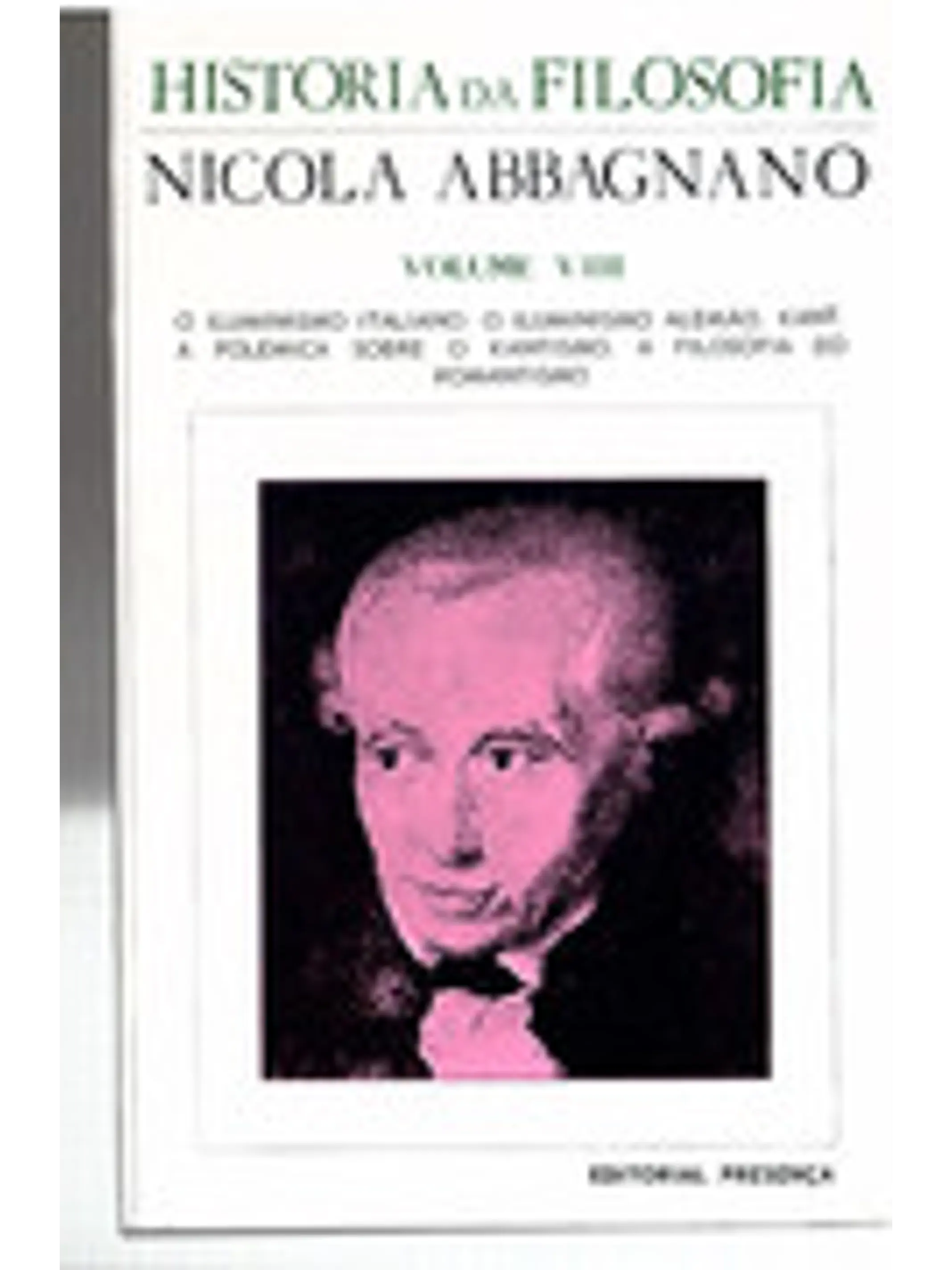 História da filosofia volume 8 1
