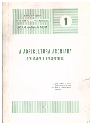 A agricultura açoriana realidades e perspectivas