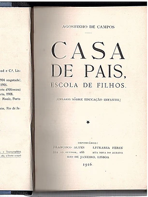 Casa de pais escola de filhos
