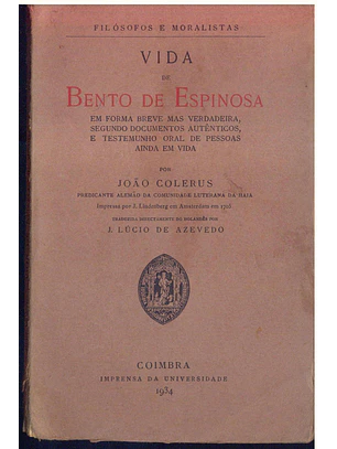 Vida de Bento de Espinosa