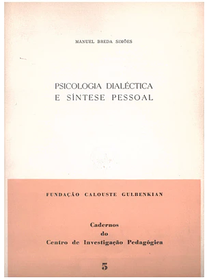 Psicologia dialética e síntese pessoal