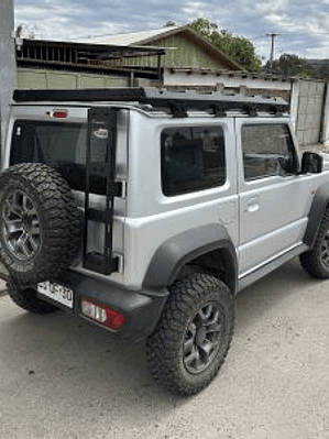 Kit jimny (3 Puertas) Rack de techo + Escalera