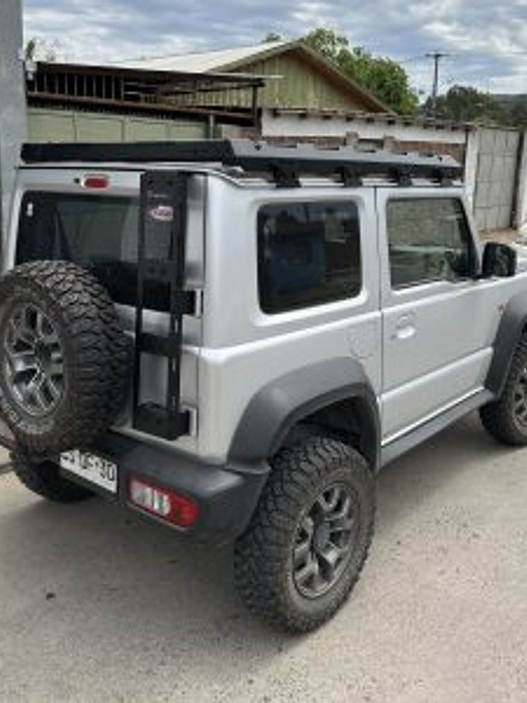 Kit jimny (3 Puertas) Rack de techo + Escalera 1