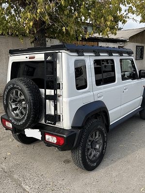 Kit jimny (5 Puertas) Rack de techo + Escalera 