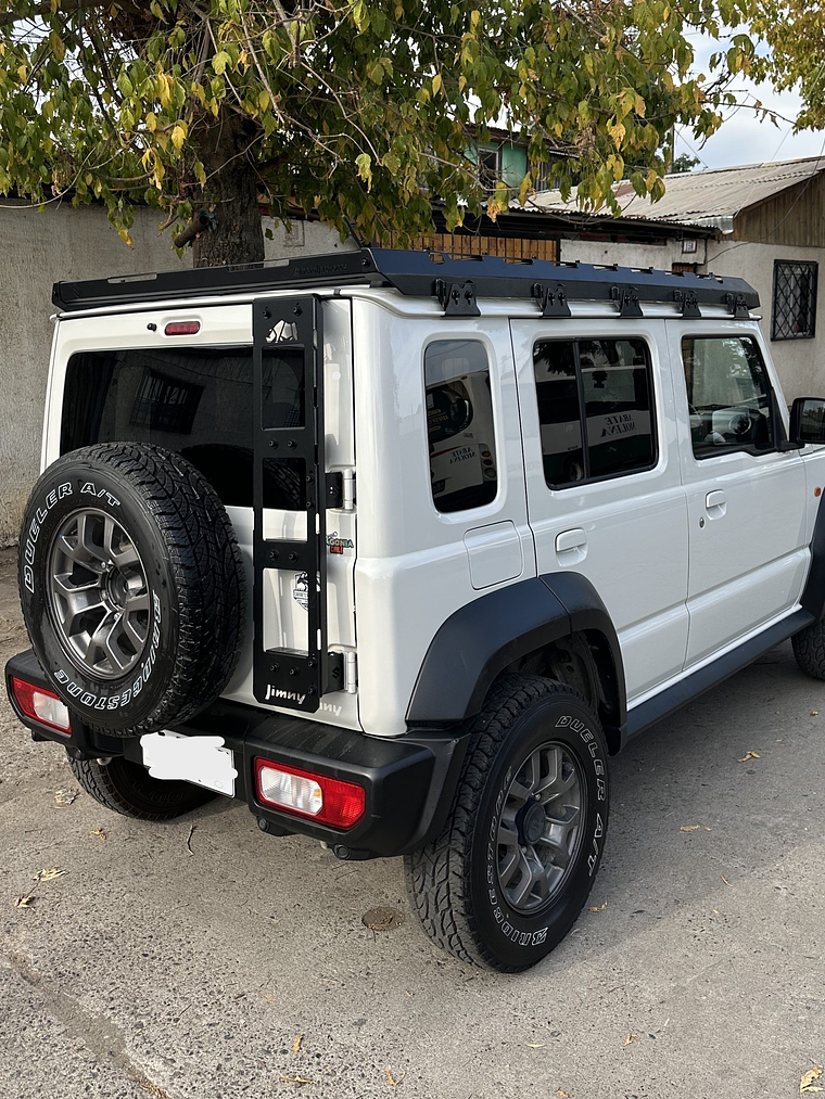 Kit jimny (5 Puertas) Rack de techo + Escalera  1