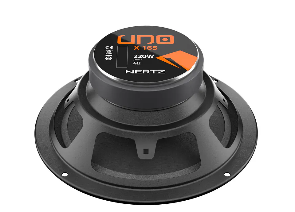 Parlantes Hertz  Serie Uno X 165 6.5 pulgadas Coaxiales 55W Rms  2