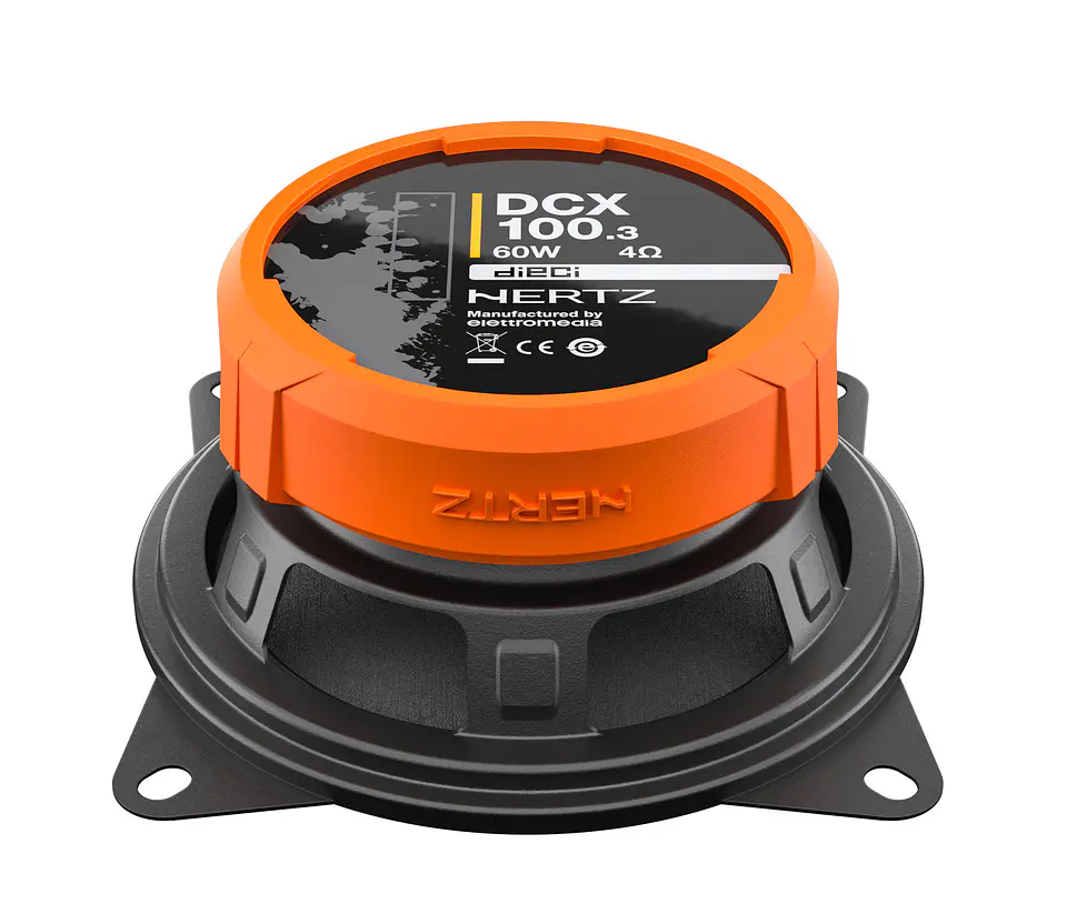Coaxiales Hertz Serie Dieci Modelo DCX 100.3 10cm 4 pulgadas (1 par) 30W Rms 2