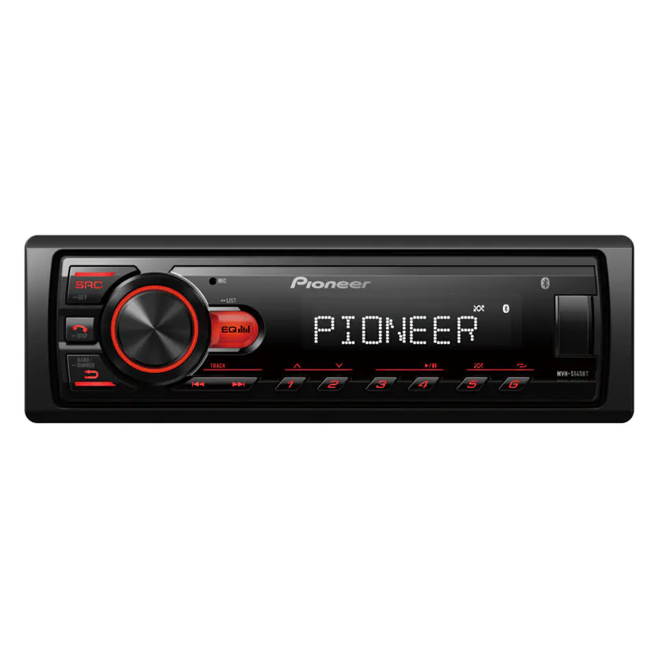 Radio Pioneer 1 din Panel Fijo Modelo MVH-S145BT 2