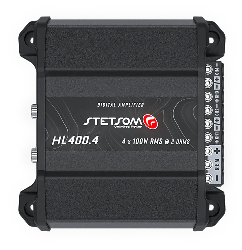 Amplificador Stetsom Modelo HL400.4 – 2 OHMS 1