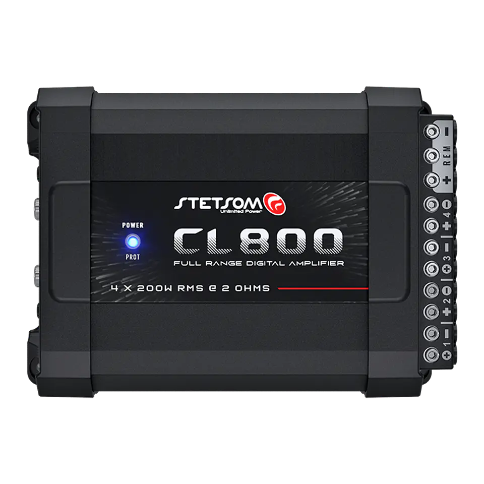 Amplificador Stetsom Modelo CL800.4 2