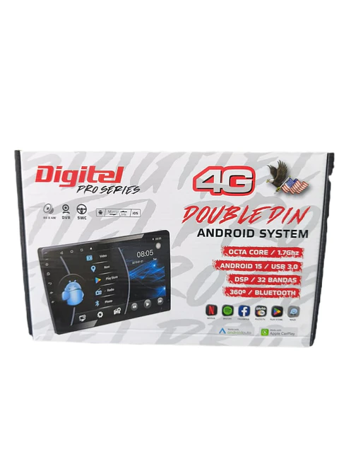 Radio Android Marca DIGITEL Modelo DG-PRO1K