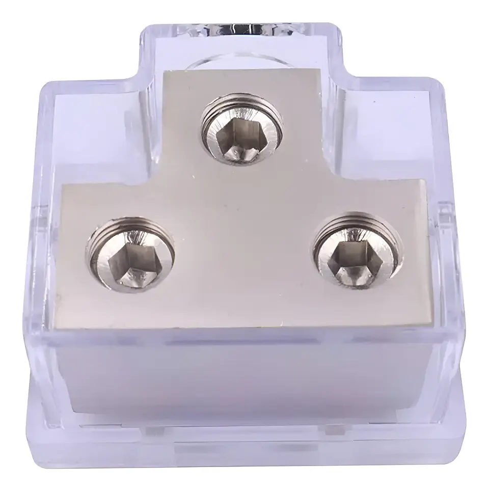 Bloque Distribuidor De Corriente 1 A 2 Car Audio 1