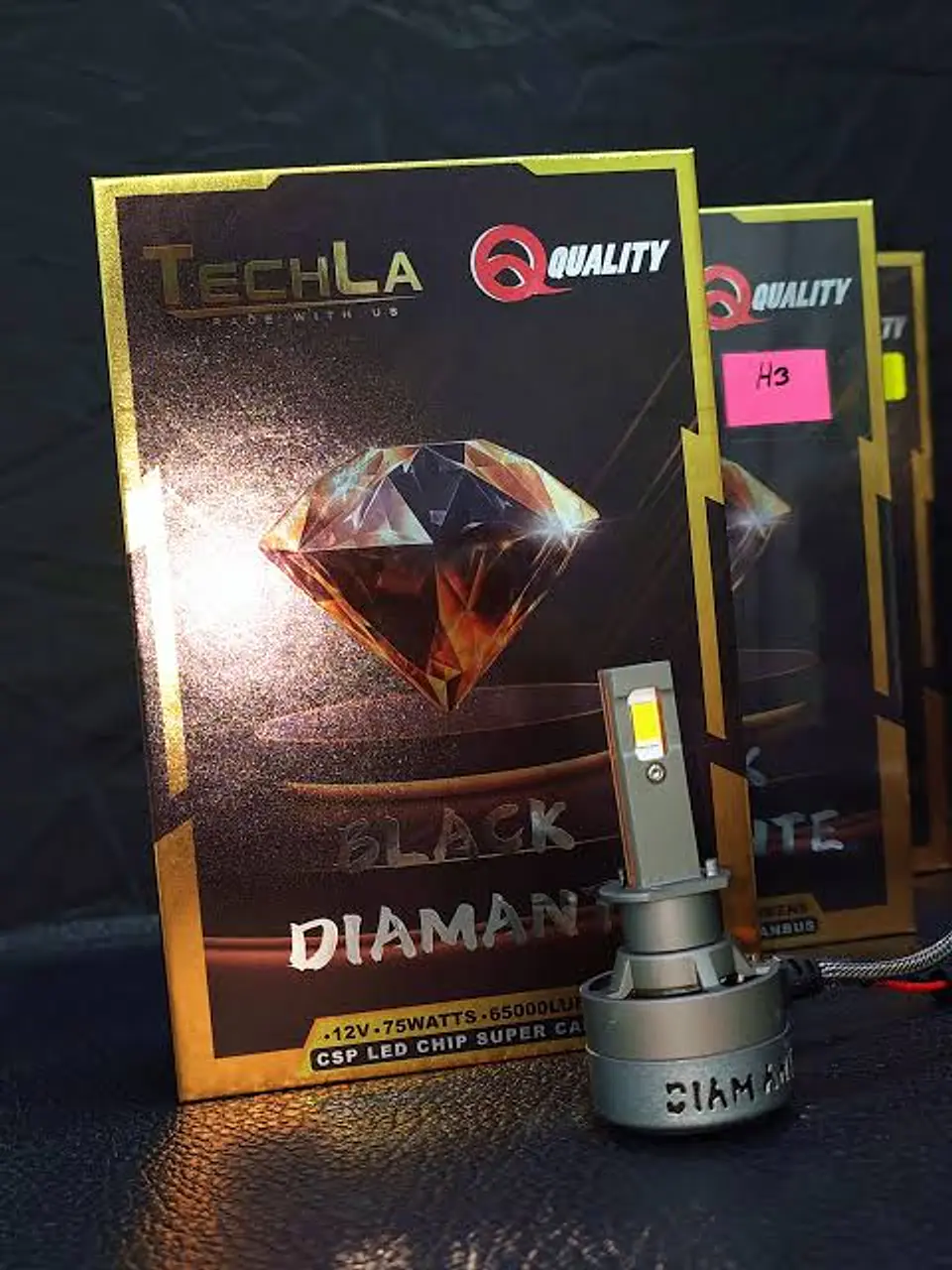 Turboled Marca TECHLA Black Diamante 55.000LM 1