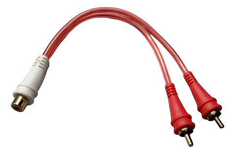 Cable Rca Tipo Y 2 Machos/ 1 Hembra Marca Audiopipe