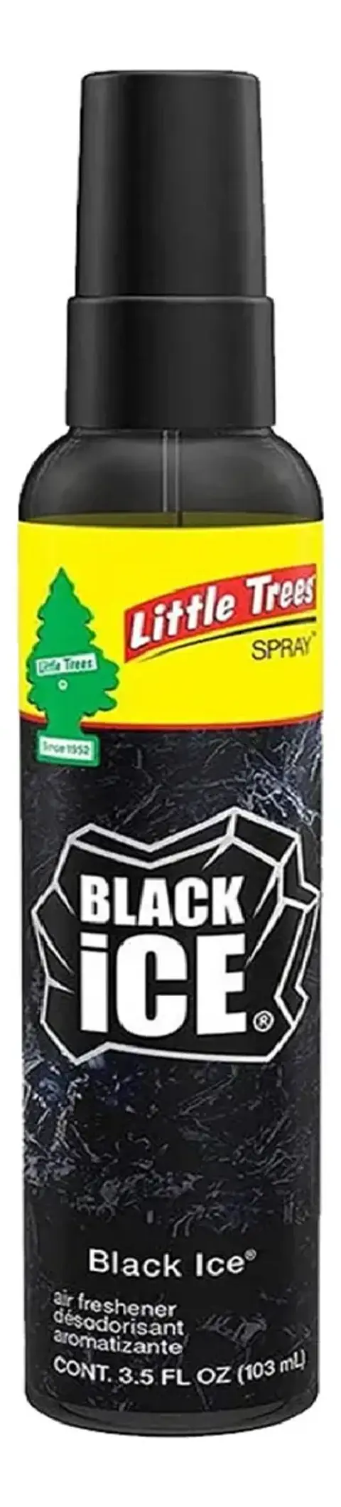 Aromatizante Botella Hielo Negro Little Trees