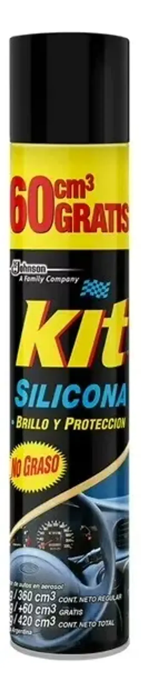 Silicona Automóvil Kit Aerosol 420 Cc Color Transparente