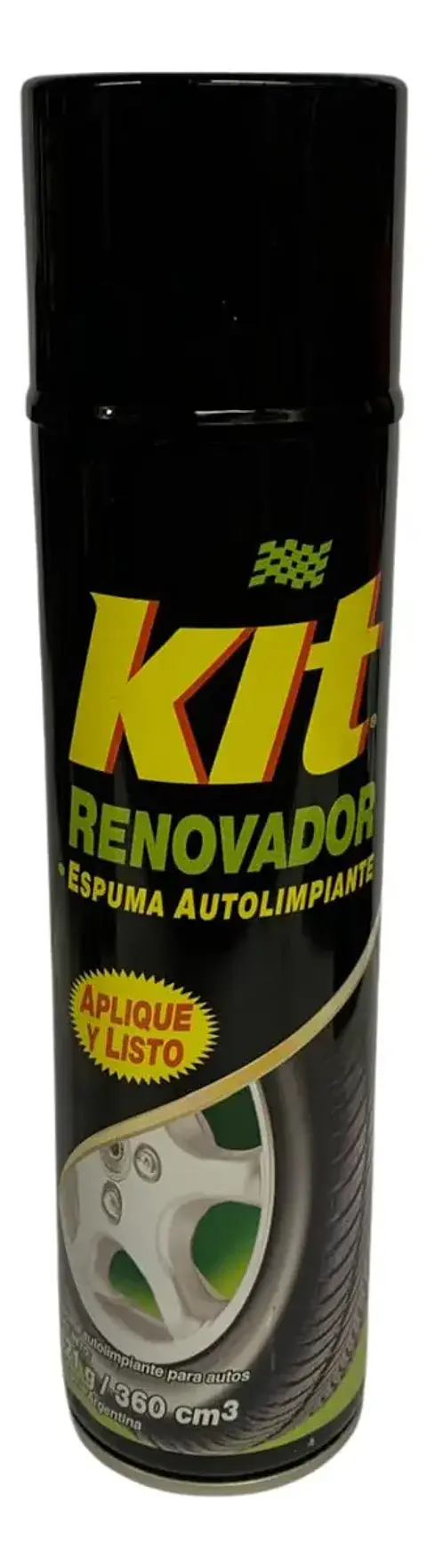 Renovador De Neumáticos Para Autos Kit 360 ML