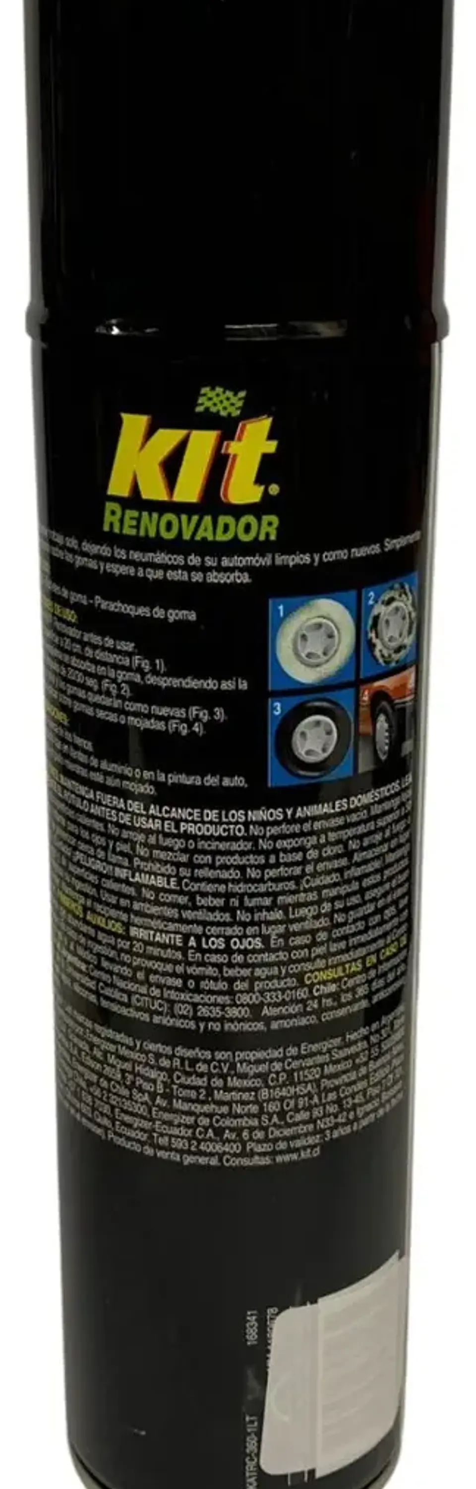 Renovador De Neumáticos Para Autos Kit 360 ML 2