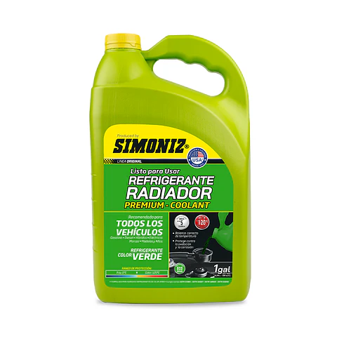 REFRIGERANTE RADIADOR SIMONIZ VERDE 1GL – VERDE 10%