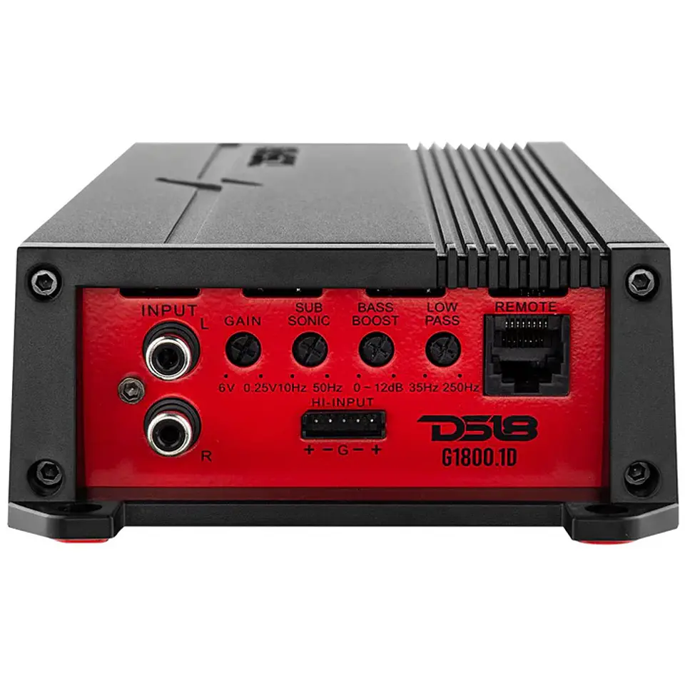 Amplificador GEN-X 1800.1D Clase D de 1 canal | 600 W RMS a 1 ohmio 3