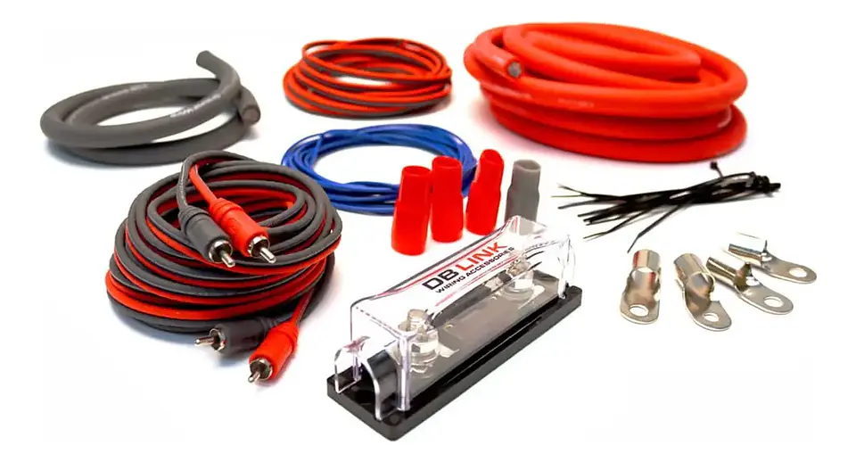 Kit De Cables Db Link 0 GAUGE By Db Drive Fusible De 150amp 2