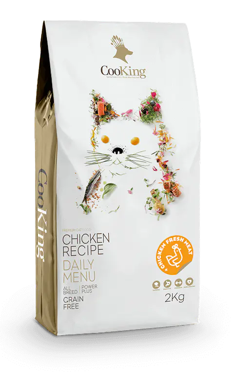 ALIMENTO PARA GATO PREMIUM CAT FOOD CHICKEN RECIPE COOKING 2KG