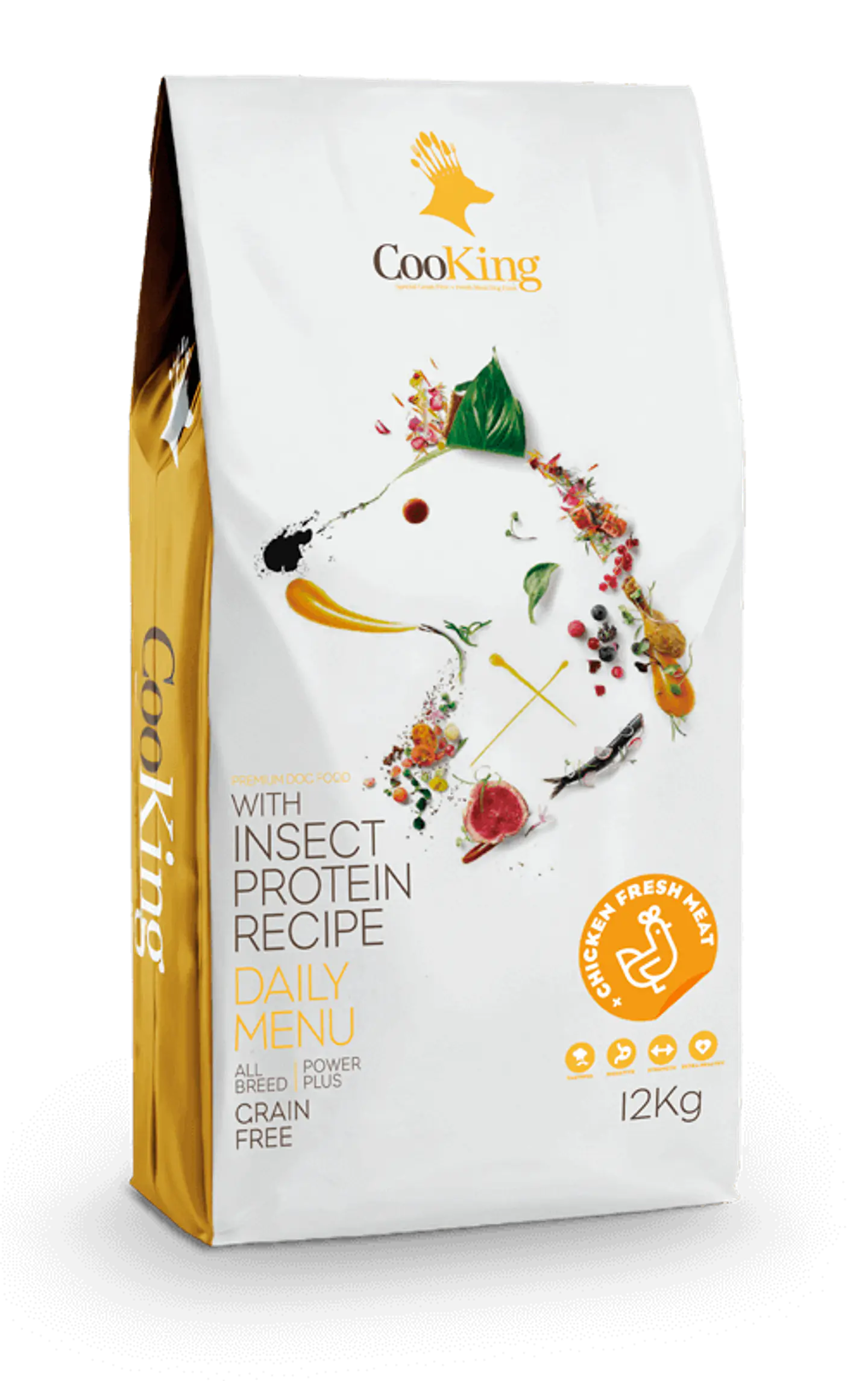 ALIMENTO PARA PERRO PREMIUM DOG FOOD INSECT PROTEIN COOKING 2KG 1