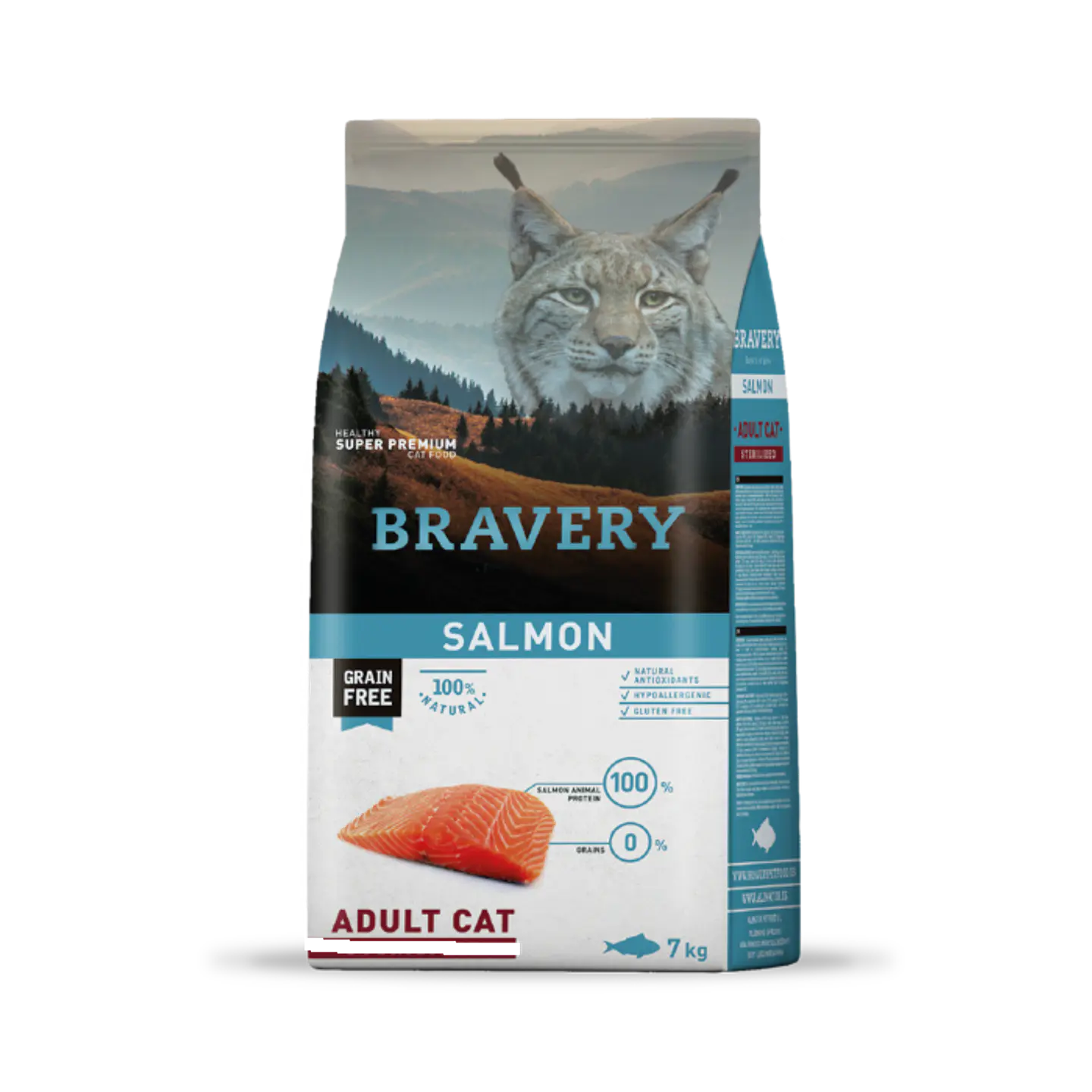 BRAVERY GATO ADULTO SALMON LIBRE DE GRANO 1