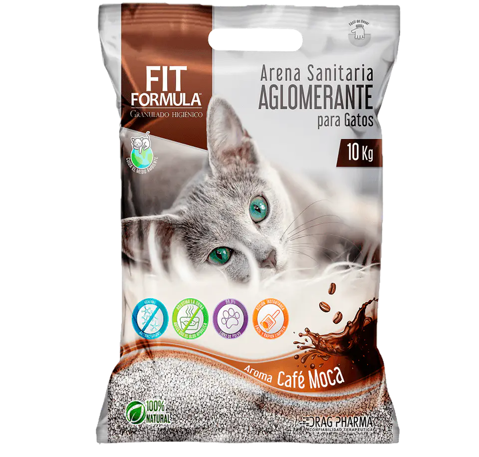 ARENA SANITARIA AGLUTINANTE 10 KG FIT VARIEDAD DE AROMA 1