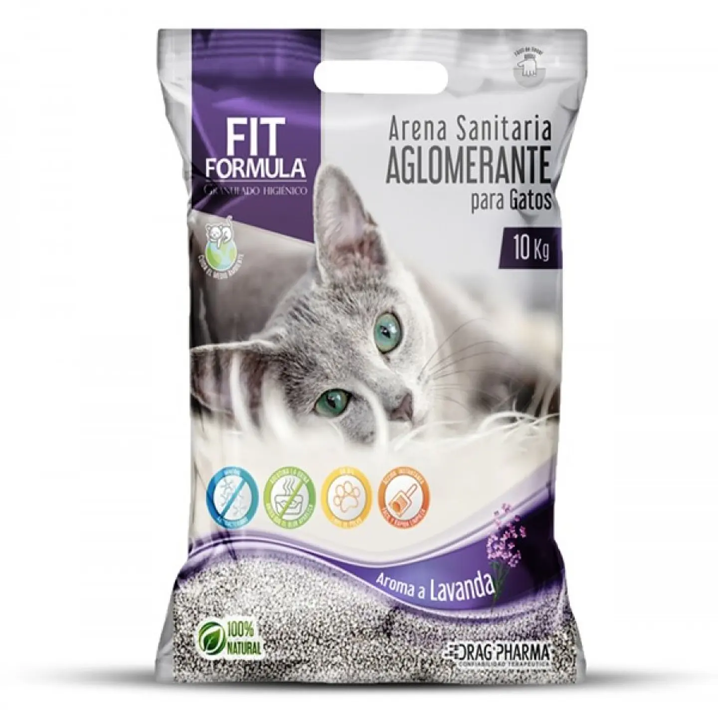 ARENA SANITARIA AGLUTINANTE 10 KG FIT VARIEDAD DE AROMA 3