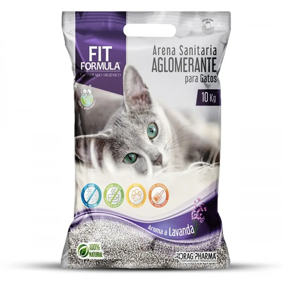 ARENA SANITARIA AGLUTINANTE 10 KG FIT VARIEDAD DE AROMA 3