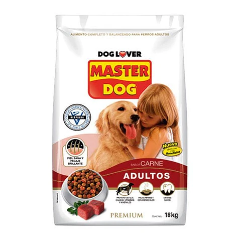 MASTER DOG ADULTO SABOR CARNE 18KG