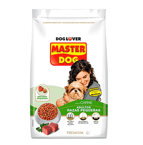 MASTER DOG ADULTO RAZA PEQUEÑAS SABOR CARNE 18KG