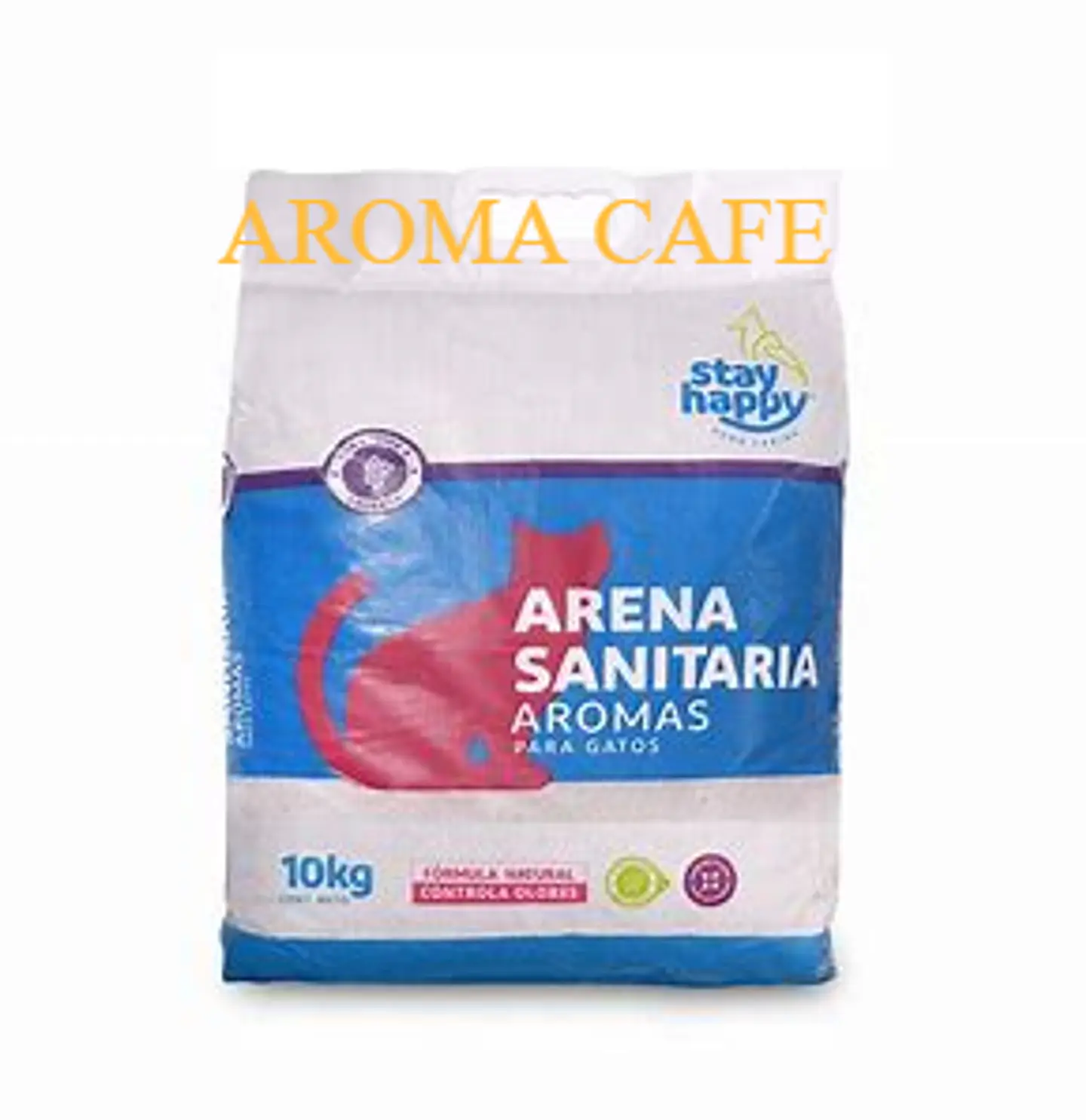 ARENA SANITARIA AGLUTINANTE STAY HAPPY AROMA CAFE 1