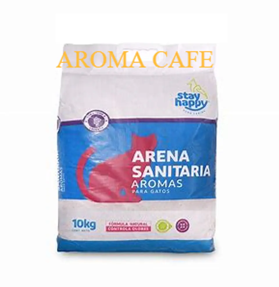 ARENA SANITARIA AGLUTINANTE STAY HAPPY AROMA CAFE 1