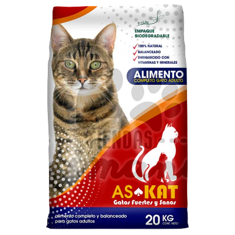 ASKAT ALIMENTO GATO ADULTO SABOR SALMON 20KG