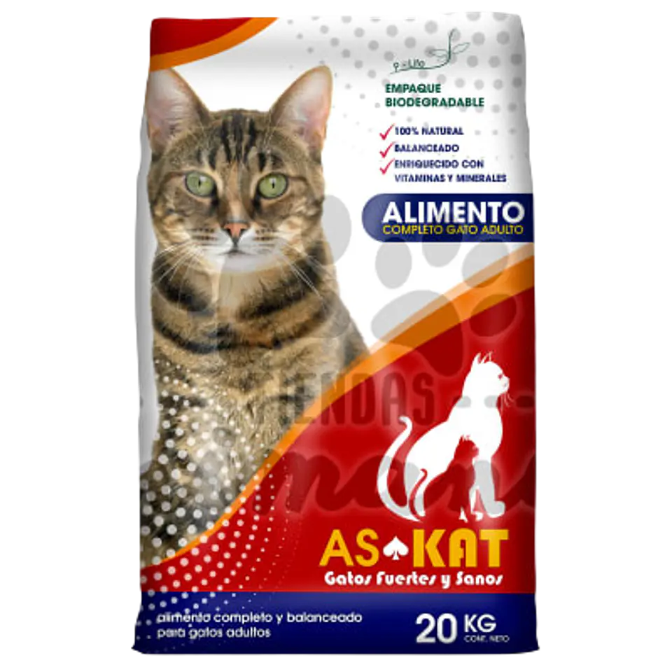 ASKAT ALIMENTO GATO ADULTO SABOR SALMON 20KG 1
