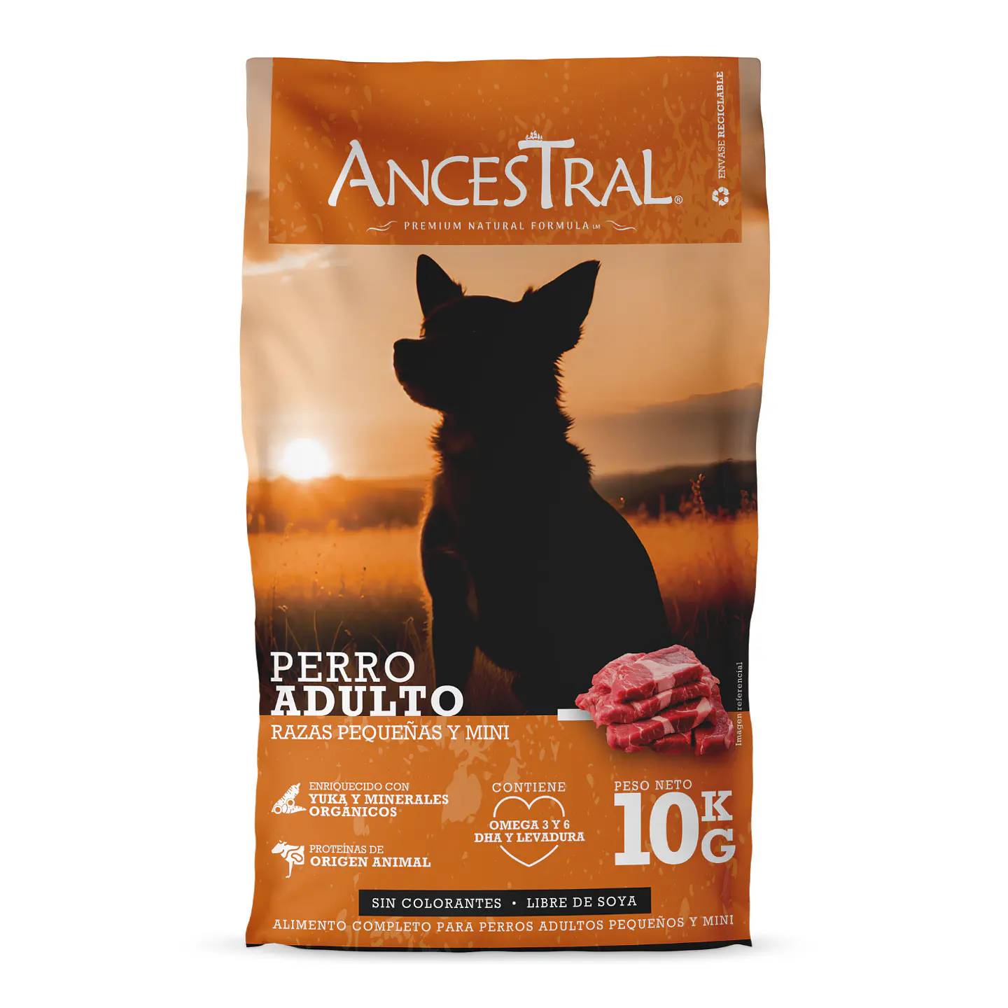 ANCESTRAL ALIMENTO PARA PERRO ADULTO RAZAS PEQUEÑAS 10KG 1