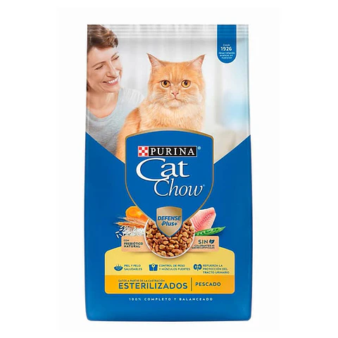 CAT CHOW ALIMENTO PARA GATOS ESTERILIZADOS 8KG