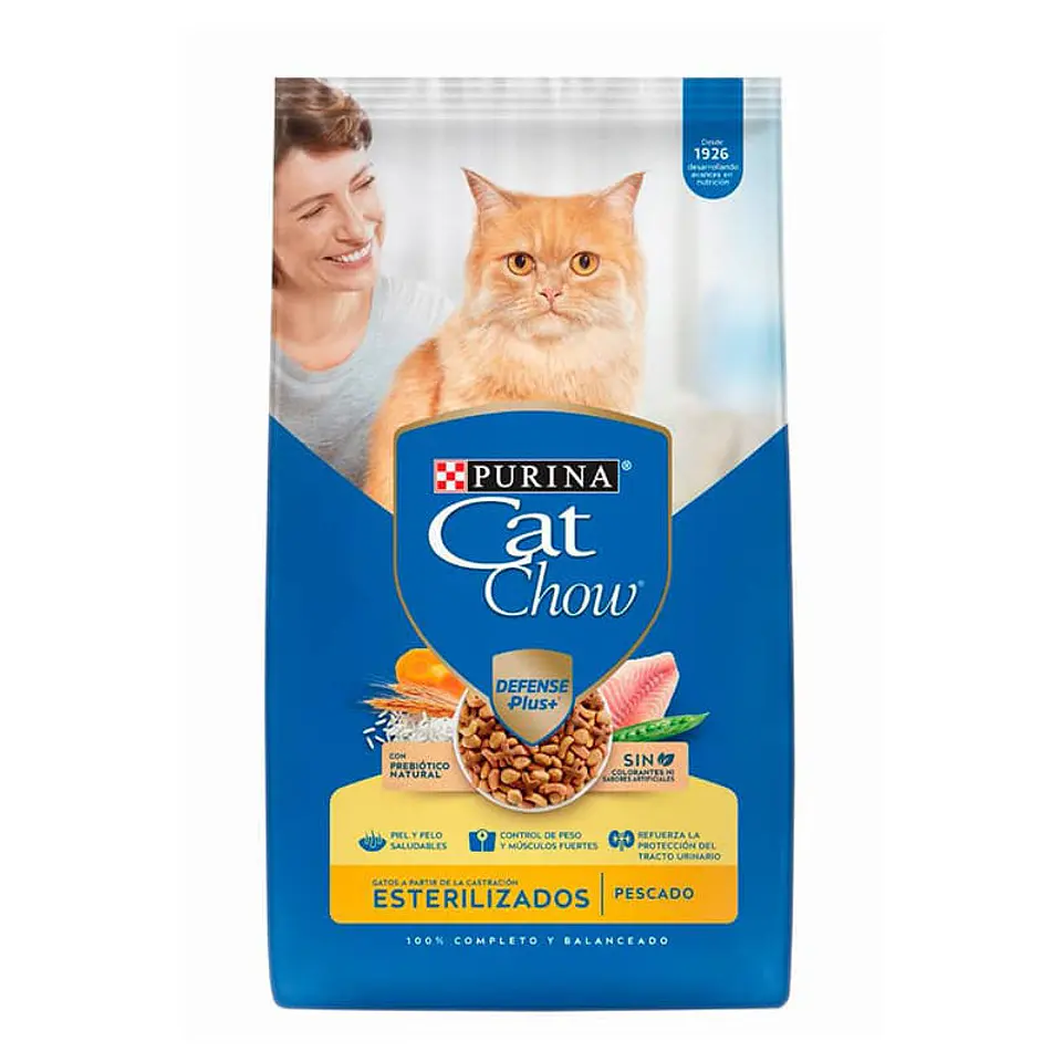 CAT CHOW ALIMENTO PARA GATOS ESTERILIZADOS 8KG 1