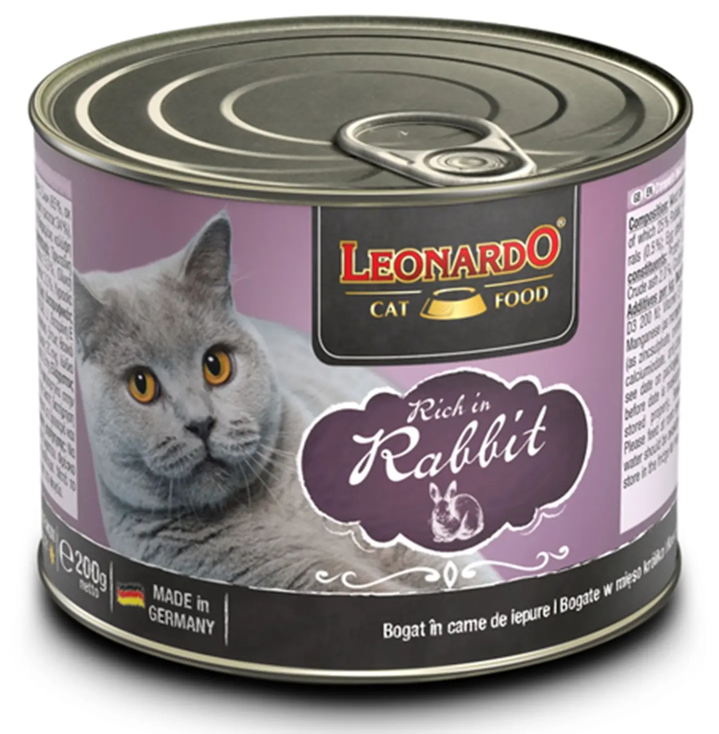 LATAS QUALITY SELECTION CONEJO 400GR 1