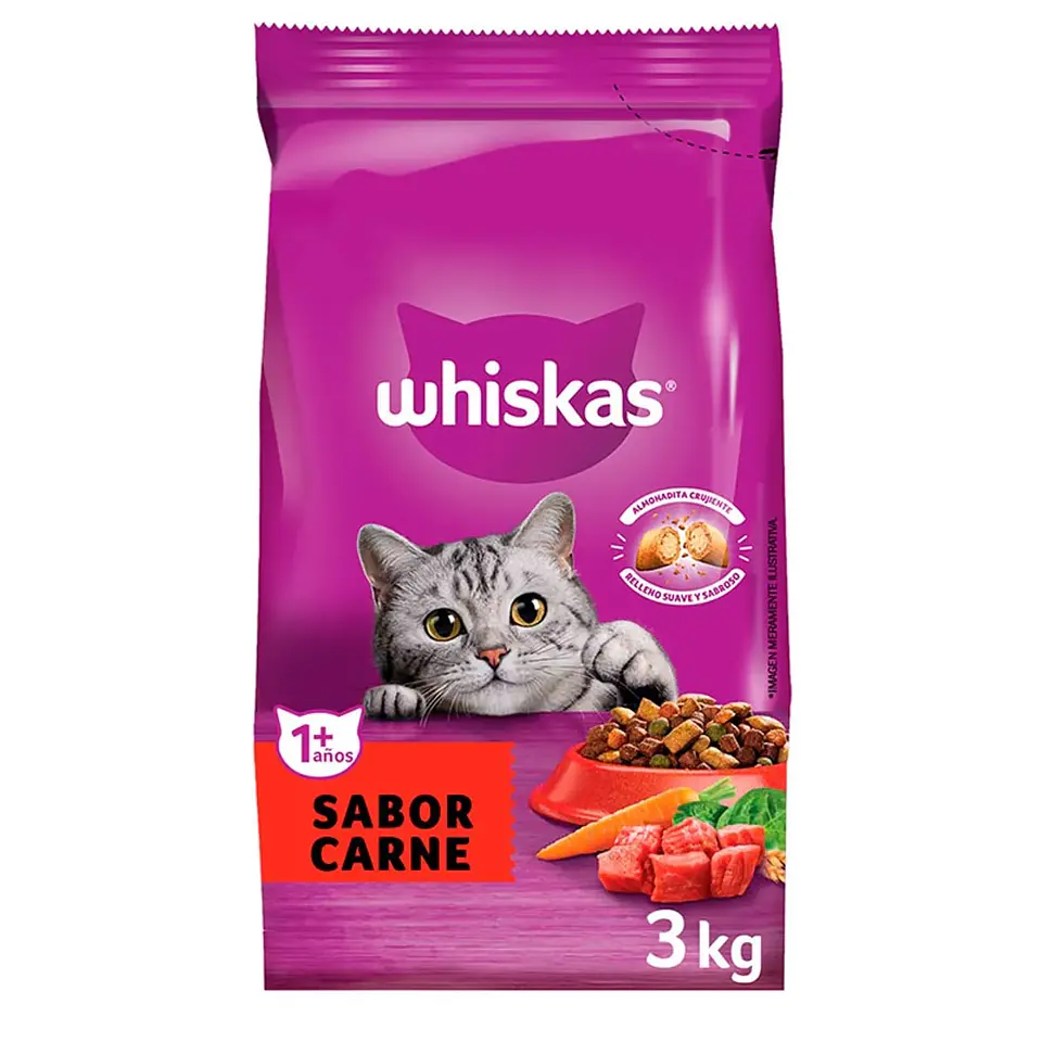 WHISKAS ALIMENTOS PARA GATO ADULTO 10KG 1