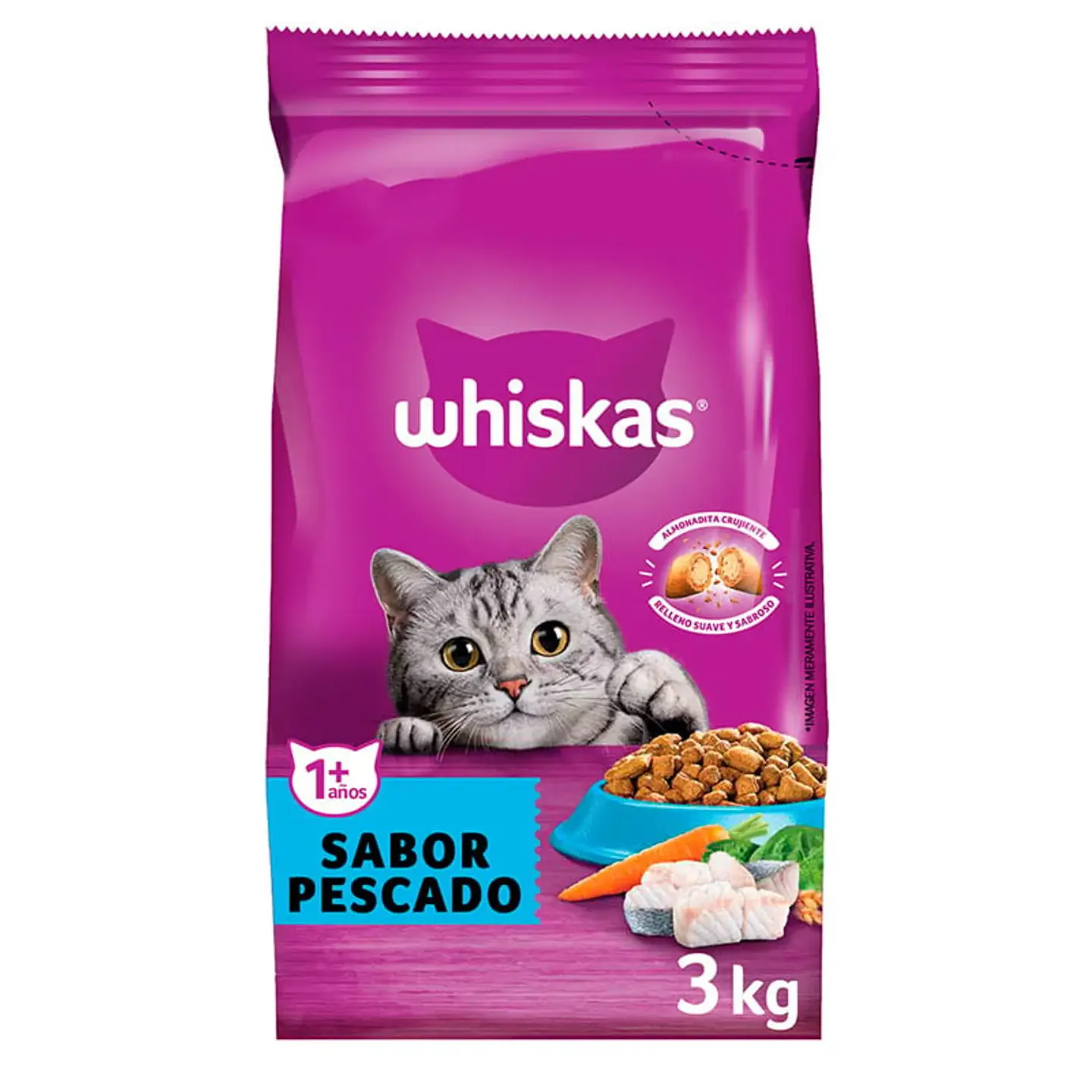 WHISKAS ALIMENTOS PARA GATO ADULTO 10KG 2