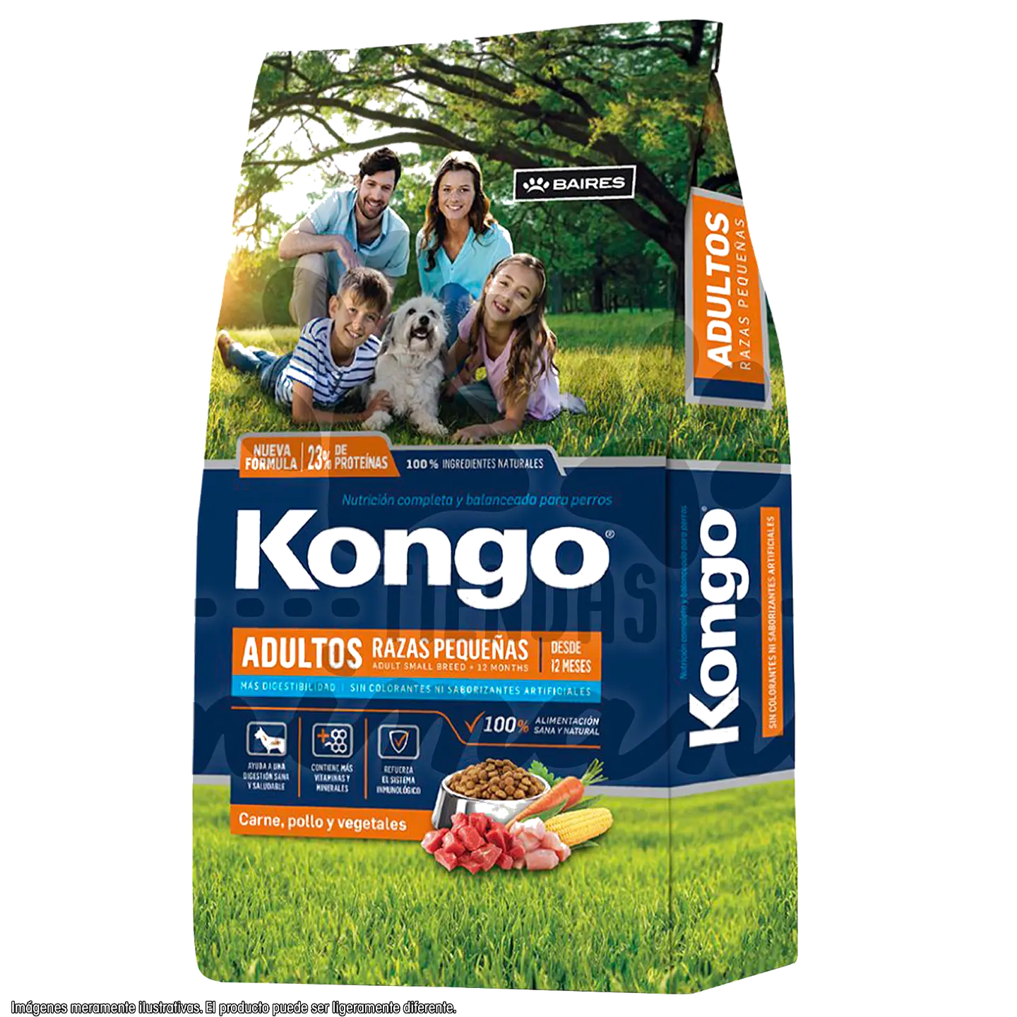 KONGO ALIMENTO PARA PERRO ADULTO RAZAS PEQUEÑAS 15+2KG 23% PROTEINA 1