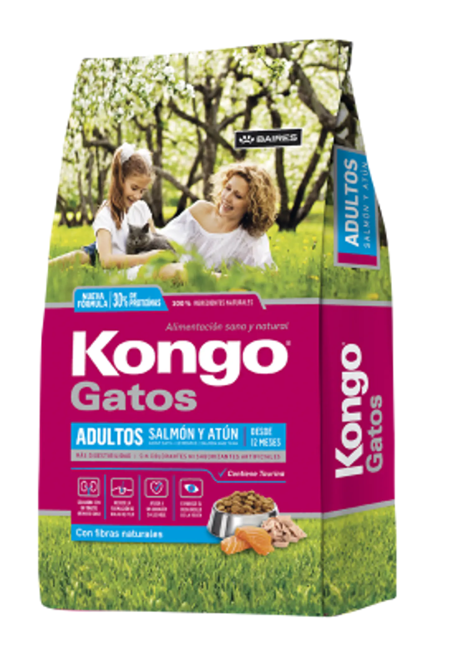 KONGO ALIMENTO PARA GATO ADULTO 8KG SALMON-ATUN 1