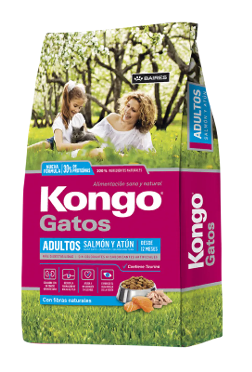 KONGO ALIMENTO PARA GATO ADULTO 8KG SALMON-ATUN 1