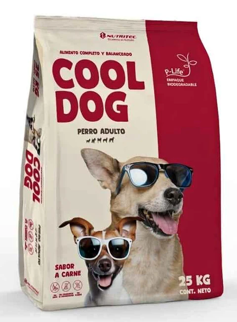 COOL DOG 25KG ALIMENTO DE PERRO ADULTO TODAS LAS RAZAS SABOR CARNE