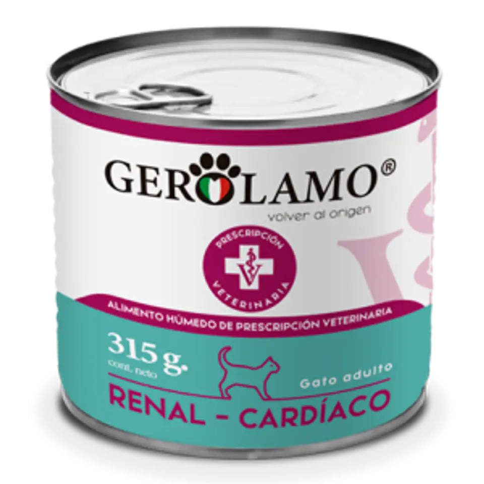 LATA GEROLAMO GATO RENAL-CARDIACO 315GR 1