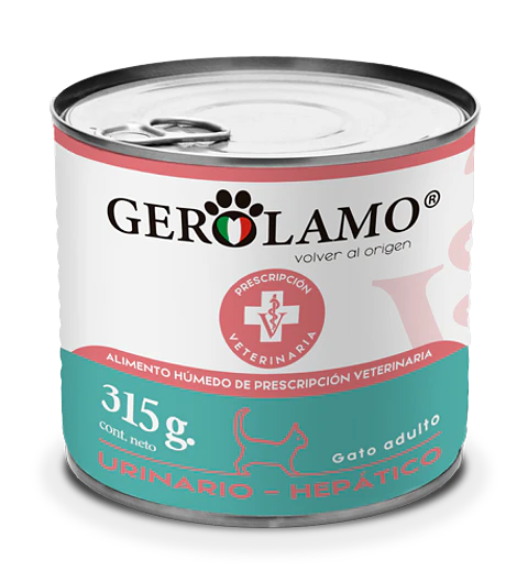 LATA GEROLAMO GATO URINARIO-HEPATICO 315GR
